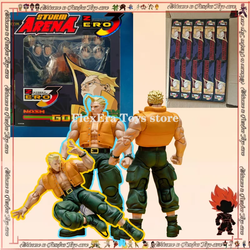

[In Stock]Storm Toys Street Fighter Alpha 3/Zero 3 Nash 1/12 Action Figure Toy Collection Gift