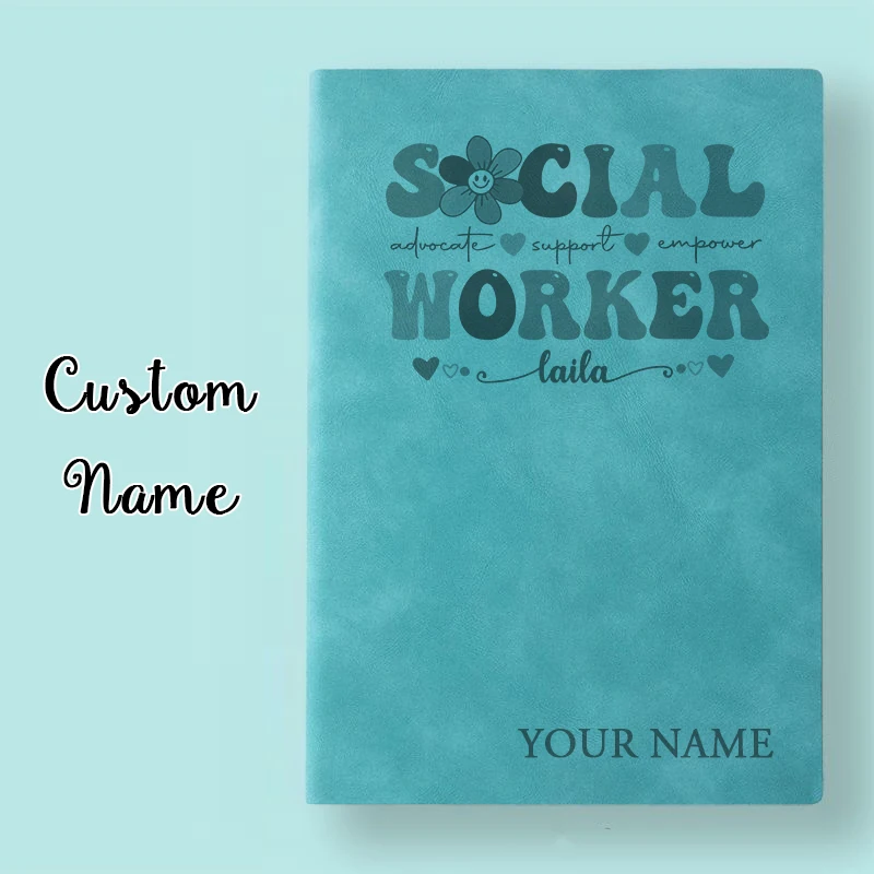 

Social Worker Definition Notebook Appreciation Gift Thank You Gift for MSW LSW LCSW RN LVN Psychologist Mental Health Gift