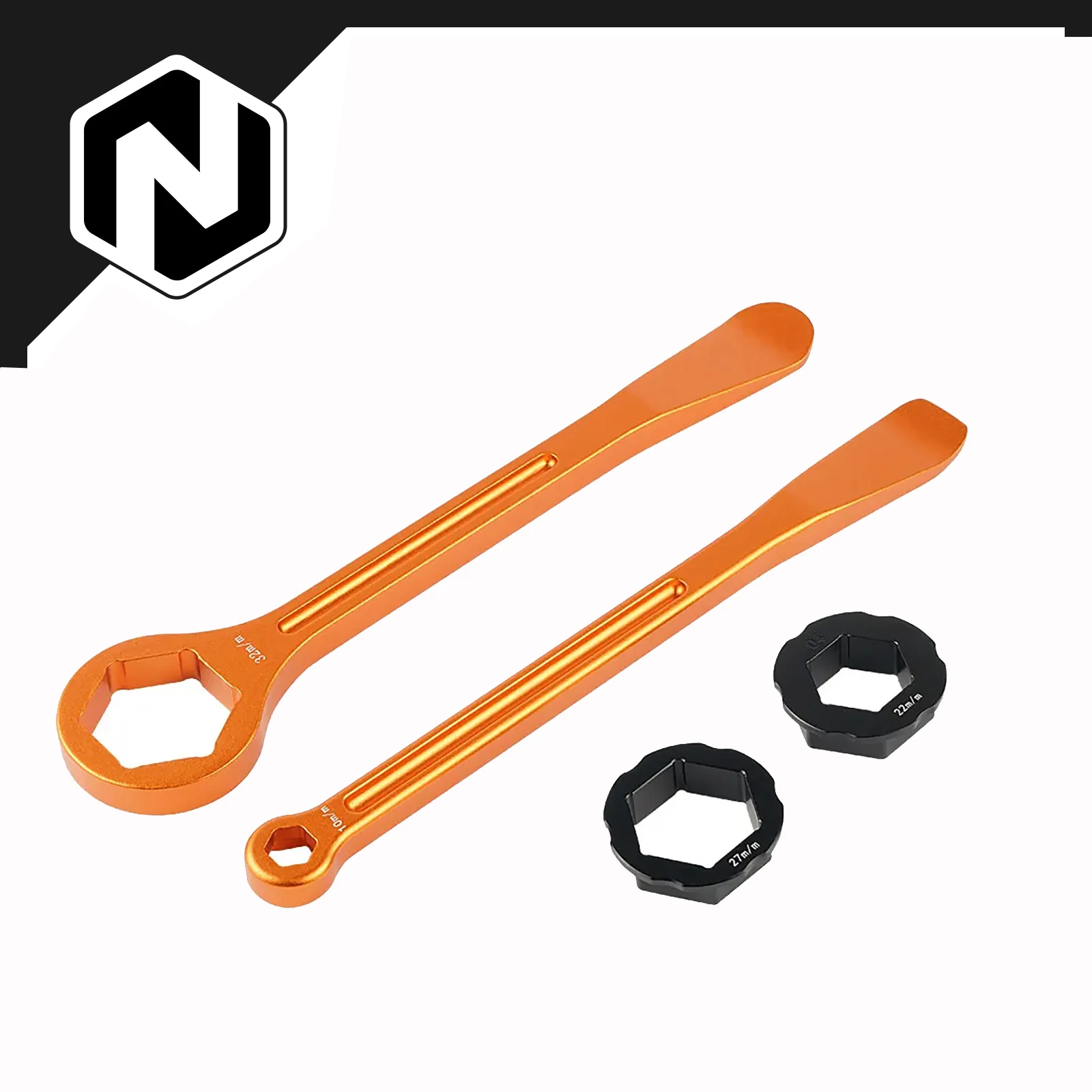 NICECNC 10/13/22/27/32mm Tire Lever Wrench Spanner Tool For ALL 04-2022 For KTM EXC300 SX450 50cc-1290cc Motocross Accessories