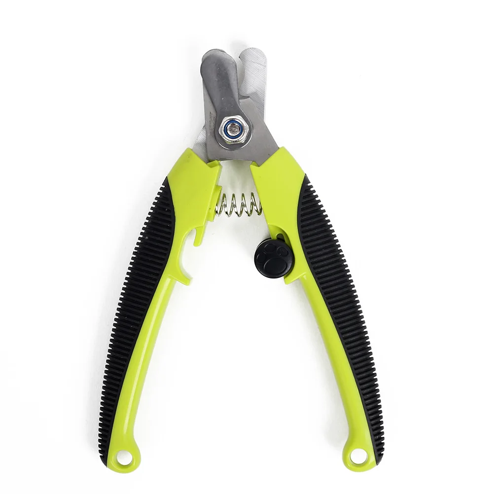 

Stainless Steel Pet Nail Clipper Sharp Wear Resistant Nail Cutter with Safety Guard Prevent for Dog Cat Grooming