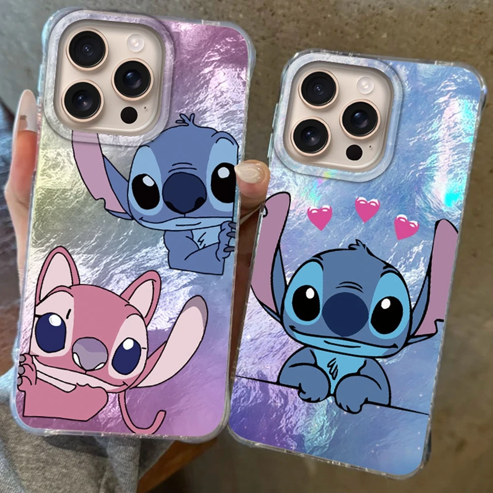 

Aniaml Couple Cartoon Women Phone Case For Apple iPhone 16 15 14 13 11 12 Pro Max 16e 7 8 Plus X XS XR SE Girl Funda Cover Coque