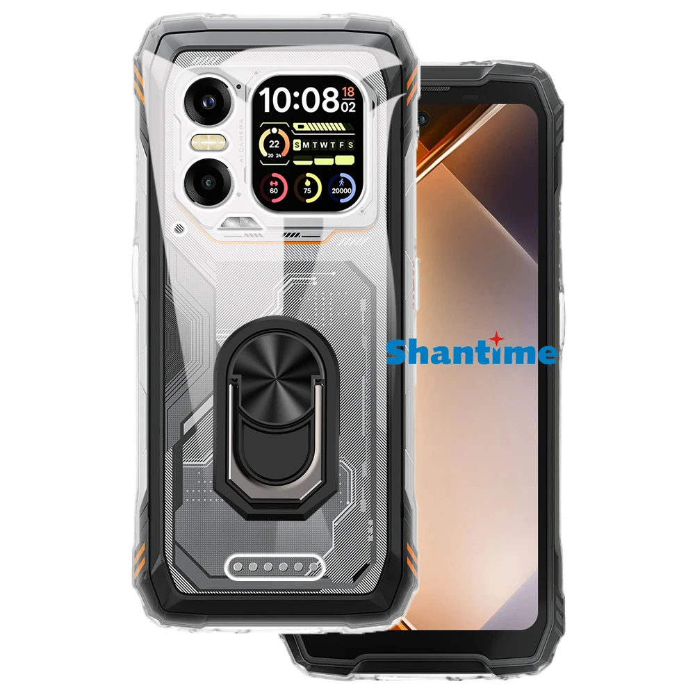 Luxury Shockproof Ring Holder For Blackview Xplore 1 Case Soft Silicone TPU Protective Holder Cover