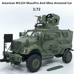 2025 New 1:72 Scale Model American M1224 MaxxPro Anti Mine Ambush Armored Vehicle Tank Collection Display Decoration Gift Fans