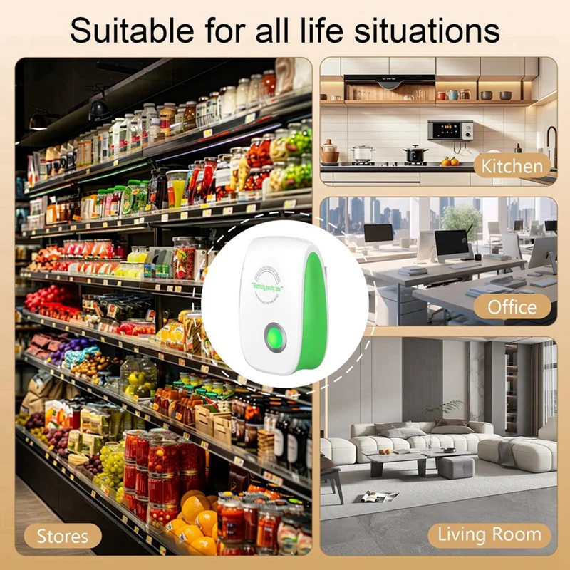 Best-2Pcs Pro Power Save Stop Watt Energy Saving Device Stabilizes AC Power, Voltage Of All Kinds Of Appliances