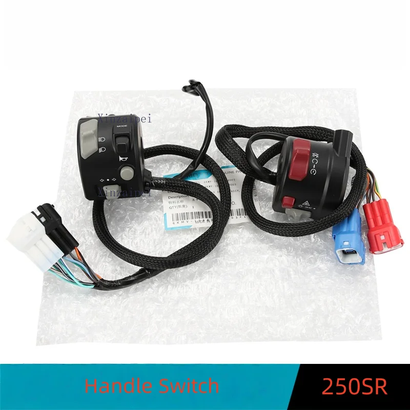 For CFMOTO 250SR Handle Switch 250 SR CF250-6A-6B Motorcycle Accessories Igniter Handle Headlight Button Switch Moto Handlebar