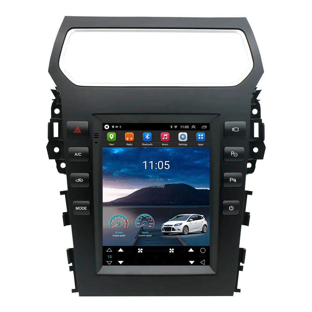 For Ford Explorer 2011-2019 Android Car DVD Radio Audio Player  With Car GPS Navigation