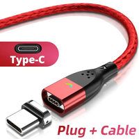 ANMONE Magnetic Cable Type C Micro USB Cable Fast Charging For xiaomi redmi note 7 Type-C Wire USB-C Microusb Charger Data Cord