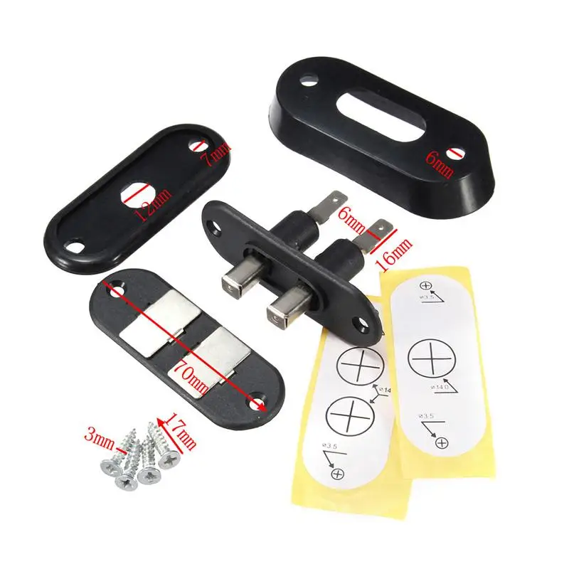 Universal Car Sliding Door Lock Contact Switch Electrode For Van Truck Auto Alarm Central Locking System Auto Door Sensor ﻿
