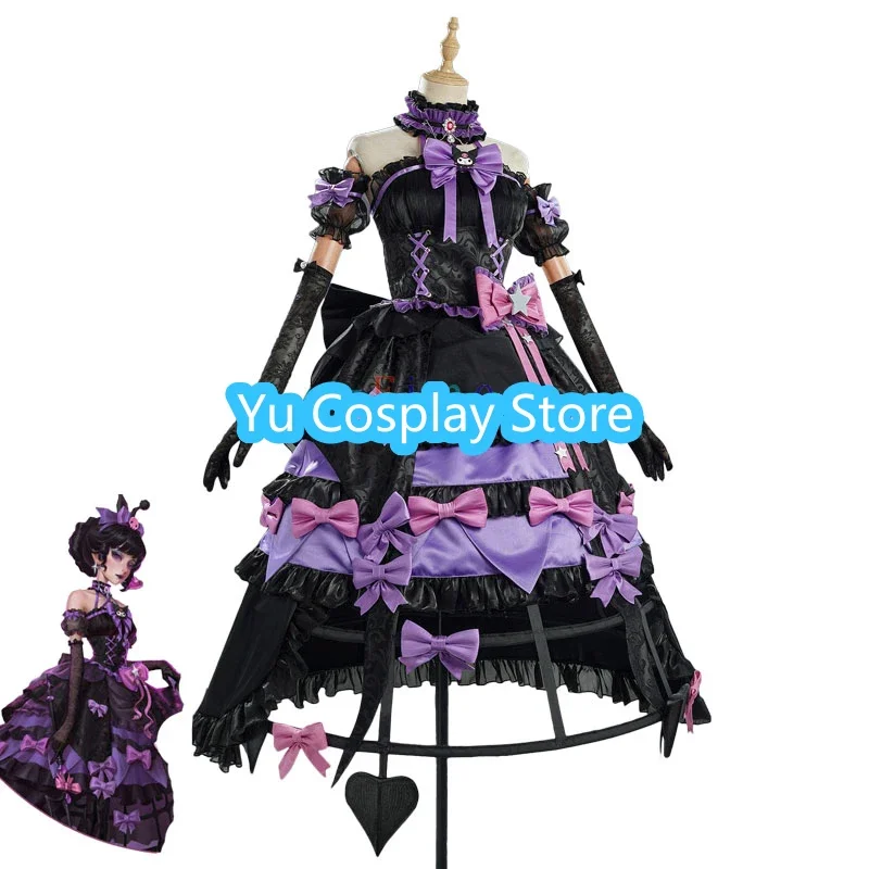 

Yu-Cosplay Game Identity V Bloody Queen Mary Cosplay Costume Women Cute Black Dress Party Suit Halloween Uniform Anime Clothing