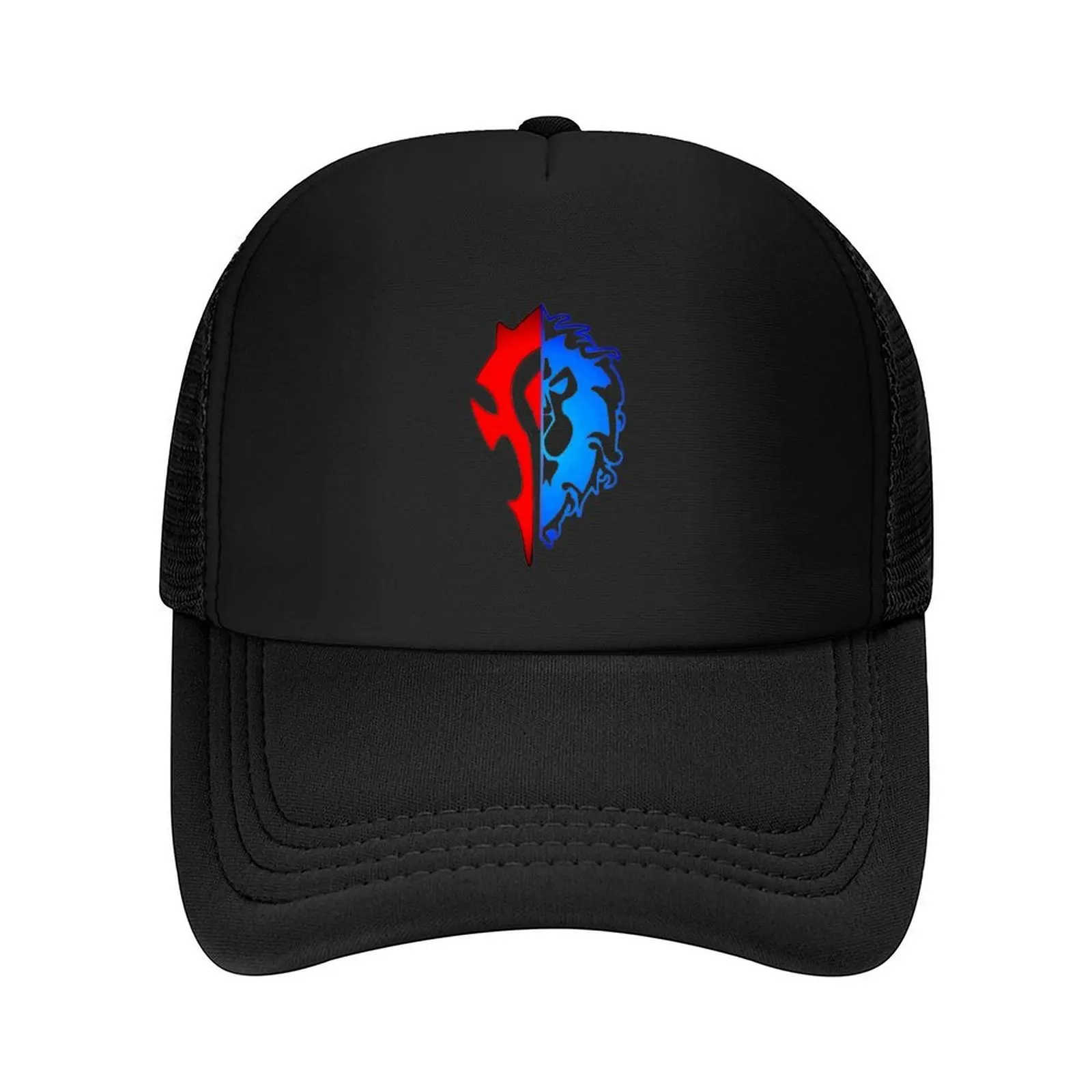 

7619 Combined Alliance-Horde logo from the game World of warcraft - WoW- Baseball Cap tea Hat Cosplay Caps Male Women's