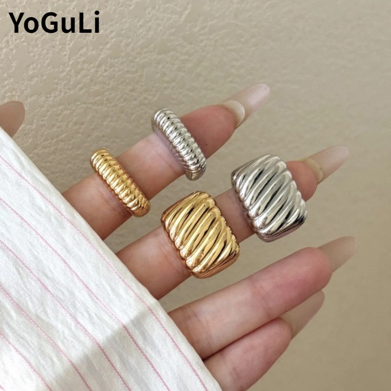 

European and American Design Personality Cool Trend Metal Open Rings For Women Girl Simply Design Hot Sale Accessories Wholesale