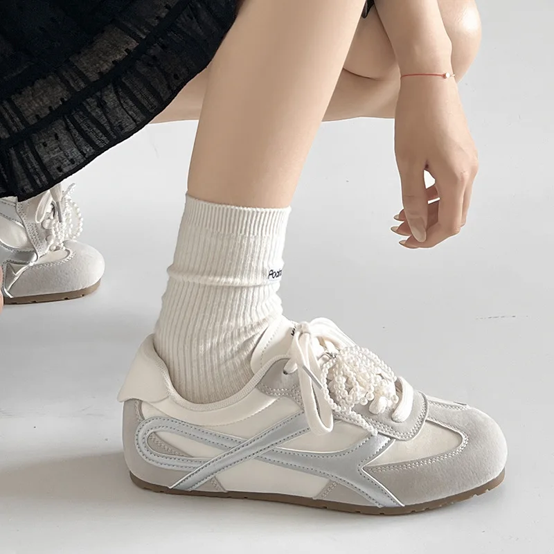Retro Women's Flat Bottomed Casual Shoes with Skirts Heightening Soft Bottom Canvas Slip-On Breathable Comfortable Spring Summer