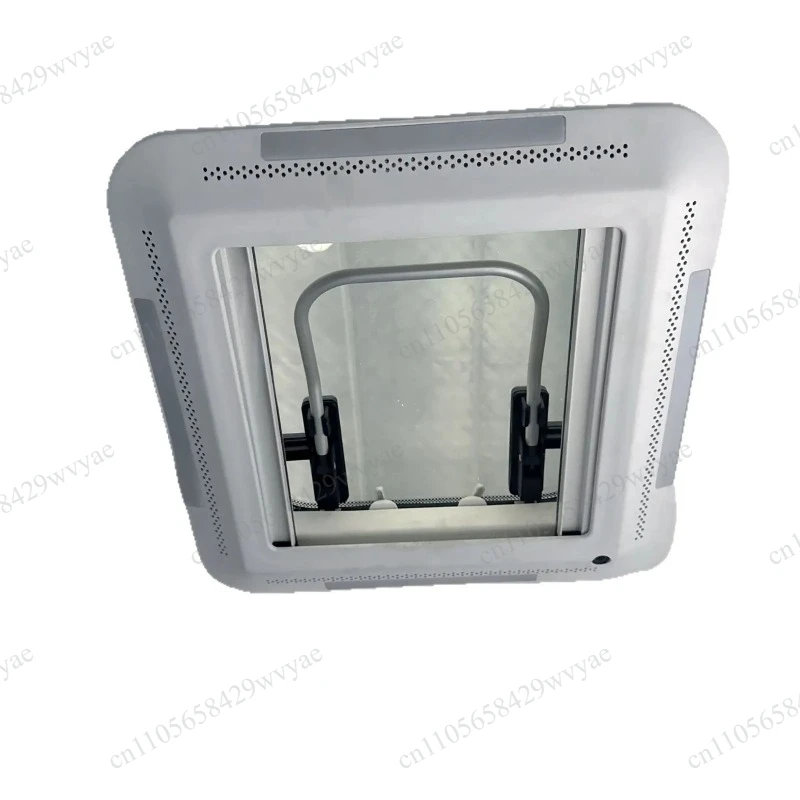 700*500mm Motorhome Roof Skylight Aluminum Alloy with LED Light Blind Mosquito Net*