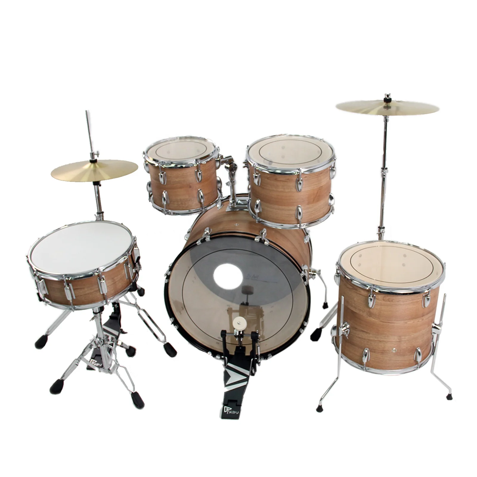 OEM ODM Chrome Stand Drums Set Musical Instrument Cheap Drum Sets With Cymbals