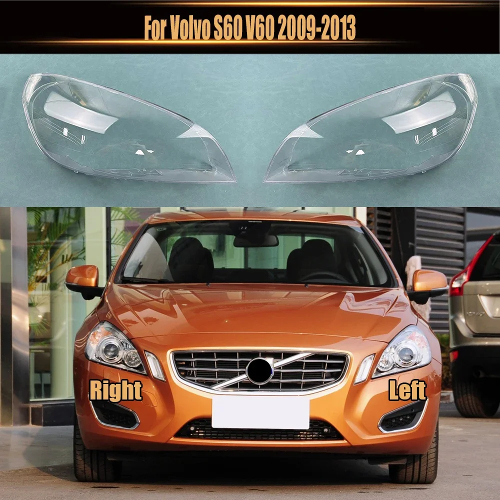 

Для Volvo S60 V60 2009-2013 крышка фары прозрачный корпус фары из плексигласа автозапчасти