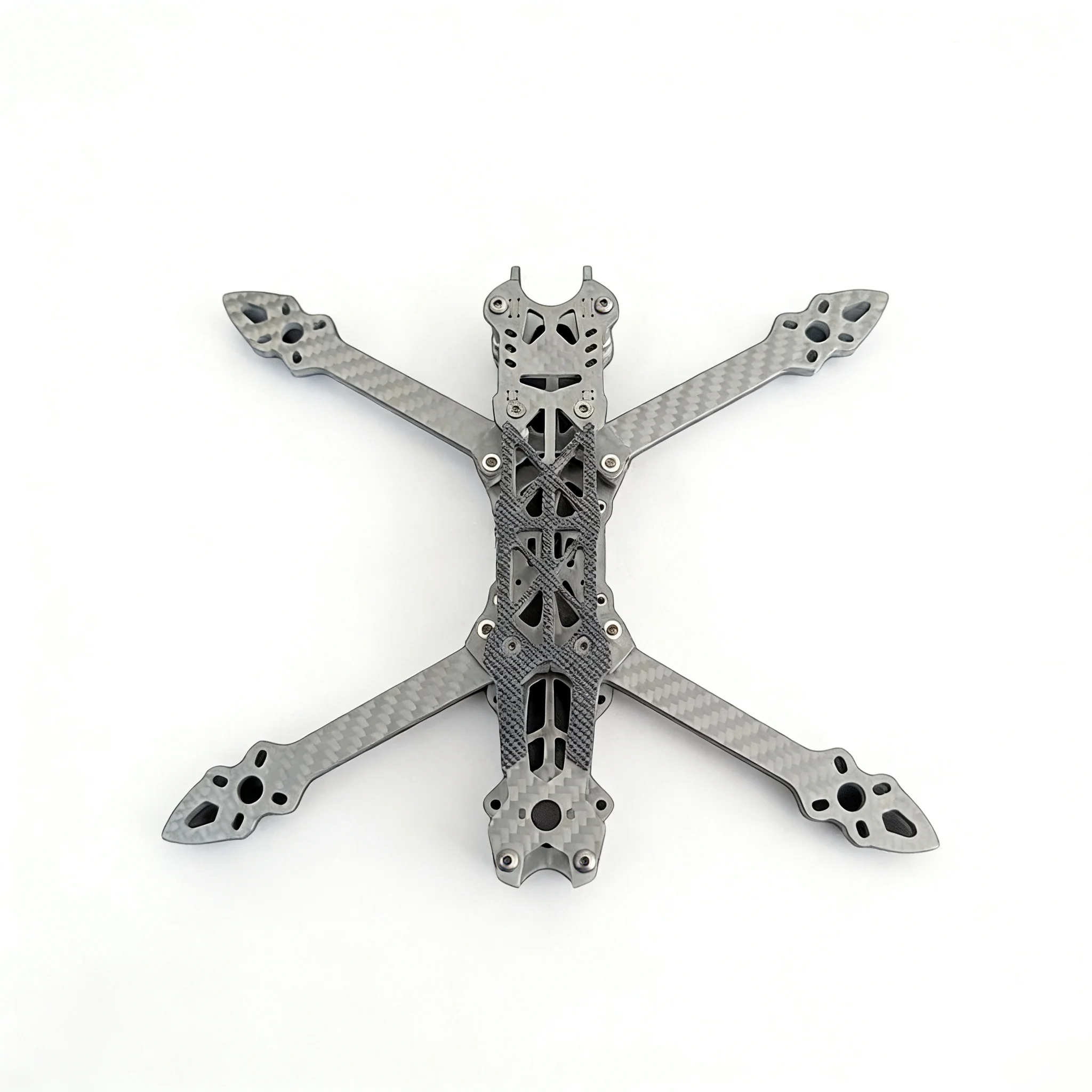 إطار من ألياف الكربون Mark4 مقاس 5 بوصات FPV، قاعدة عجلات 217 مم، أذرع 5 مم، إطار حر طويل المدى، مناسب لسباق RC كوادكوبتر dr #5