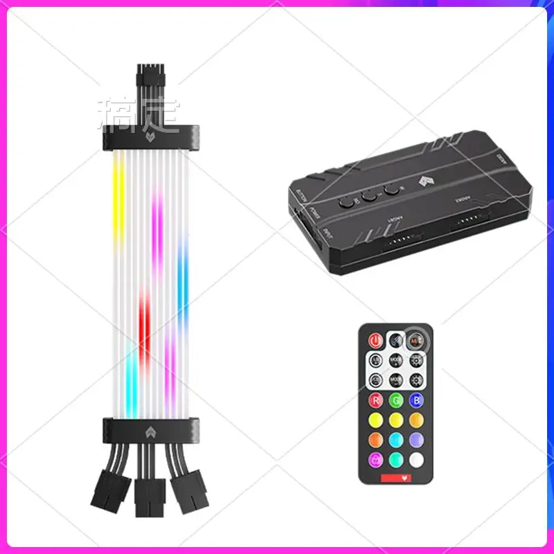 AP-16Pin para 3x8pin argb placa gráfica cabo de alimentação rgb cabo de extensão de alimentação psu para 30xx 40xx placas gráficas a