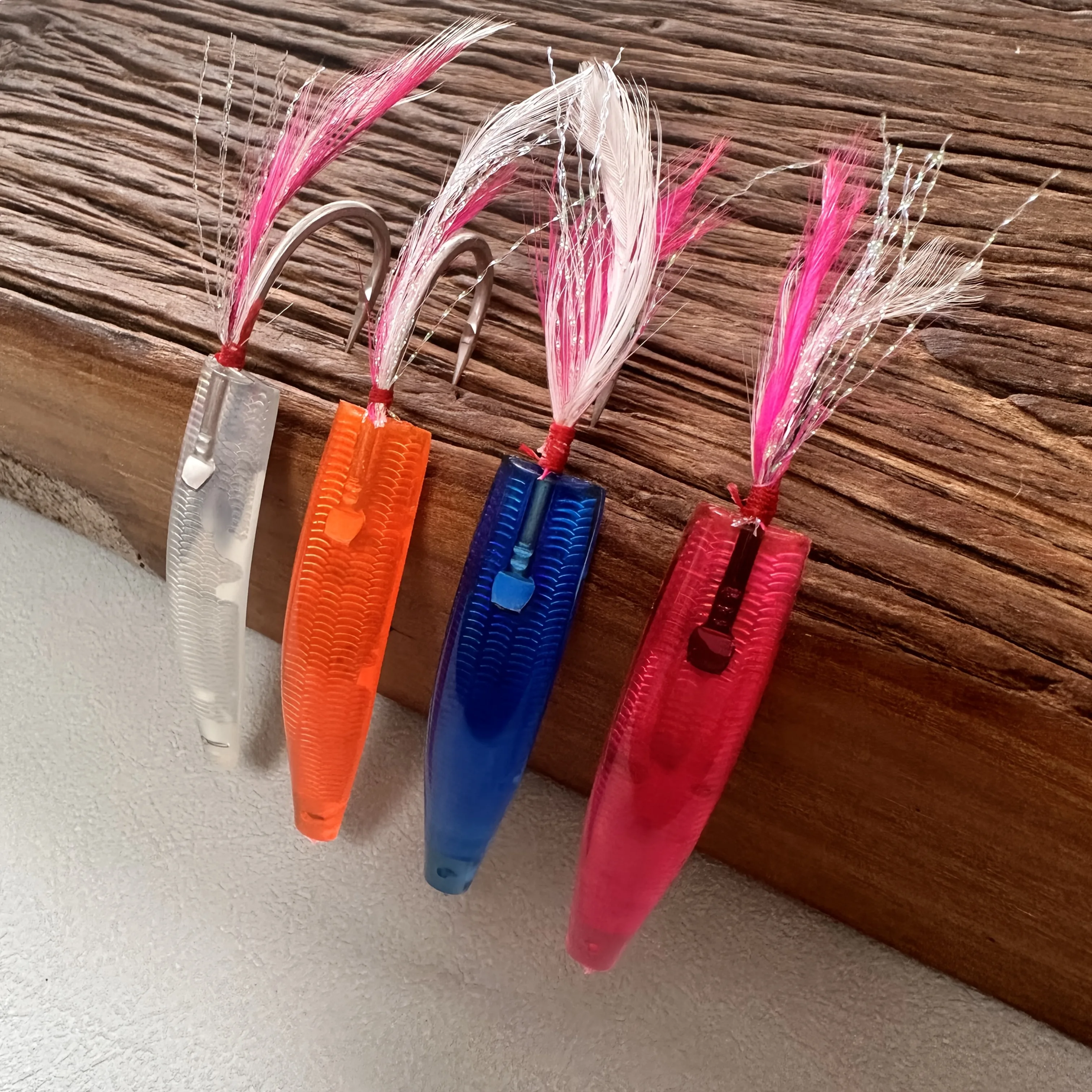 5PCS 8cm Spanish Mackerel Hook Fake Bait Trolling Smoke Baby Mackerel Big Needle Surface Trolling Airplane Road Runner Bait