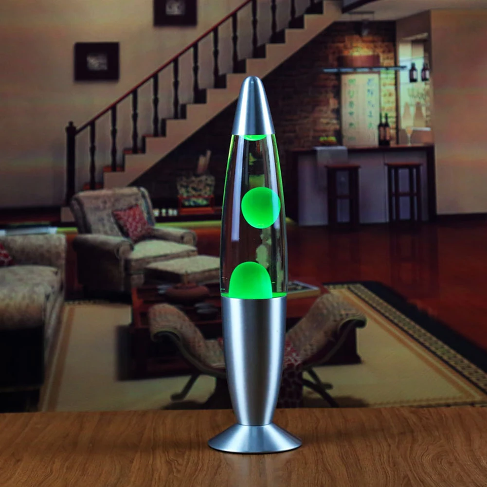 Eu Stekker Metalen Basis Wax Lava Lamp Nachtlampje Voor Huis Tuin Avond Verjaardagsfeest Trouwzaal Slaapkamer Tafel Decor