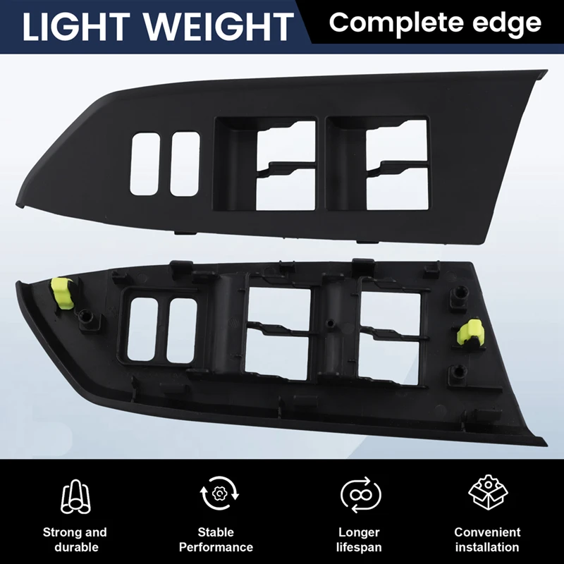 Left Front Door Switch Bezel Cover 74202-0C150 For Toyota  Master Power Window Switch Trim Armrest Panel LHD