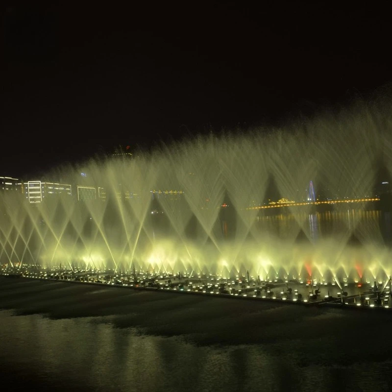 نافورة الموسيقى التصميم المحلي والأجنبي وتركيب البناء خدمة الطاووس وقفة واحدة