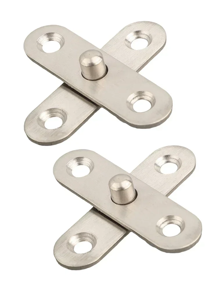 2pcs Door Hinges Stainless Steel 360 Degree Rotating Door Pivot Hinge For Kitchen Cupbpard Cabinet Furniture Door Hinge Hardware