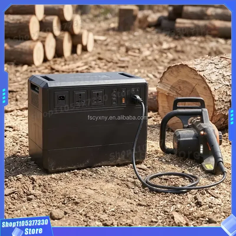 high quality High-Capacity LiFePO4 Solar Battery Storage 2000W Pure Sine Wave Inverter MPPT Controller Jump Starter for Home
