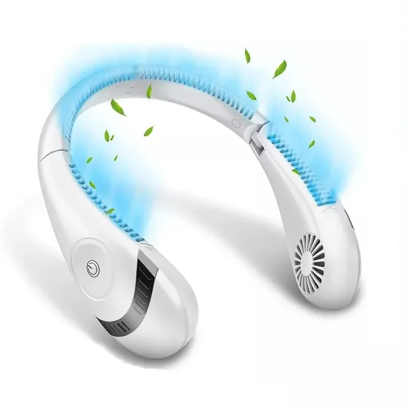 

Наружный портативный 3-скоростной вентилятор для работы и путешествий, перезаряжаемый через USB-зарядку, подвесной шейный вентилятор