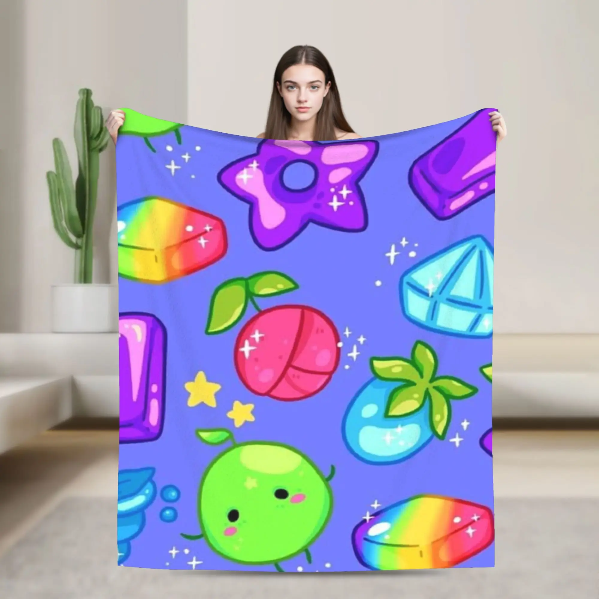Stardew Valley Animals Blanket Super Soft Warm  Throw Blankets for Couch 50x60 Inch Multiple Sizes Bedding Throws
