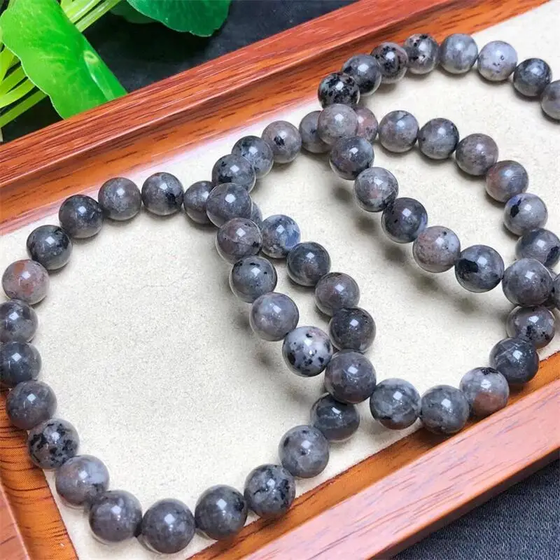 Natural Yooperlite Bracelet Round Beads Strand Bracelet Jewelry Women Men Healing Energy Jewelry LoversGift 1pcs 8mm