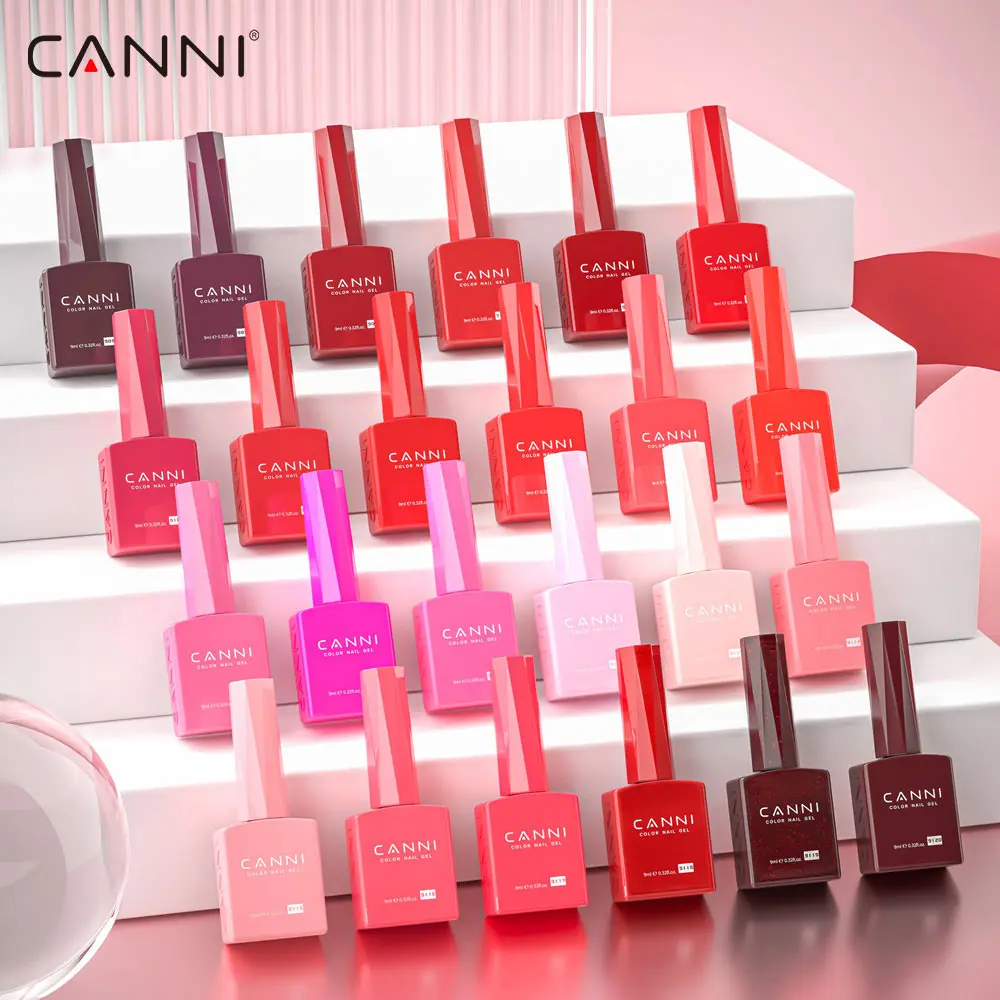 CC5 CANNI Nail Gel Polish HEMA FREE Christmas Red Winter Color Nail Gel Polish New Year Gel Design Soak Off UV LED Varnish 9ml