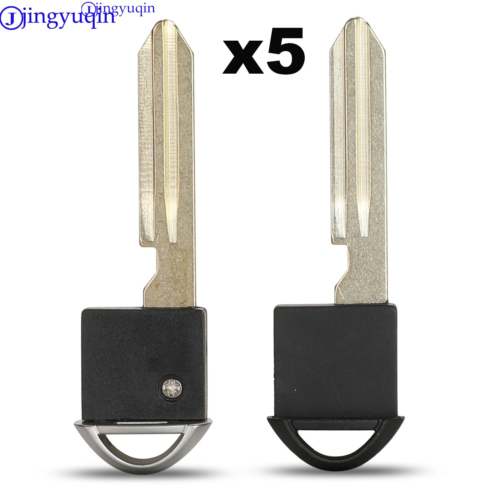 jingyuqin 5pieces/lot New Remote Car Key For Nissan Infiniti Smart Prox Emergency Insert Fob Shell Insert
