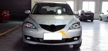 Mazda3 BK 1.6黑色汽車前保險桿格柵罩散熱器格柵網 8 最佳銷售 馬自達3前格柵 - №5