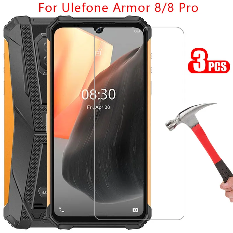 protective tempered glass for ulefone armor 8 pro screen protector on armor8 armor8pro 8pro phone film glas 9h