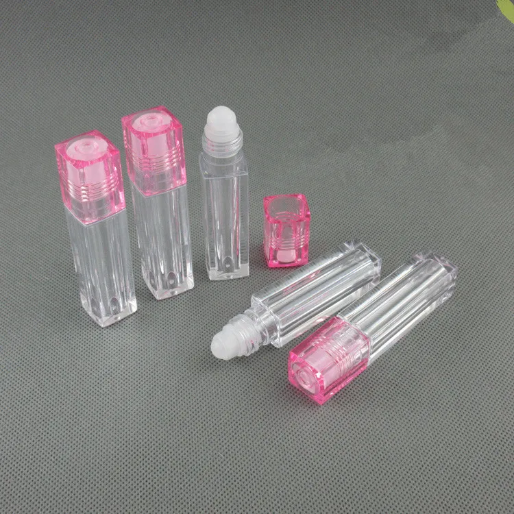 

30pcs 6.5ml Clear Pink Bottle Empty Fragrance Perfume Essential Oil Bottle 6.5ml Roll On Bottle