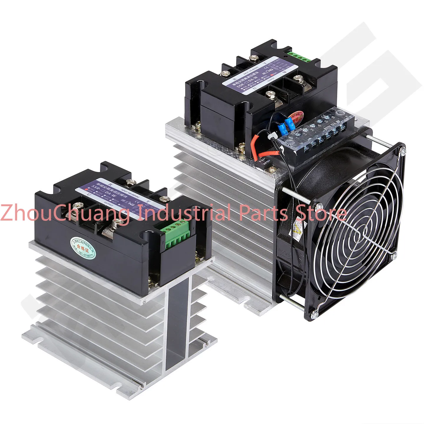 Single-phase AC voltage regulation module 10-200A two-phase thyristor power regulator heating temperature control dimming energy