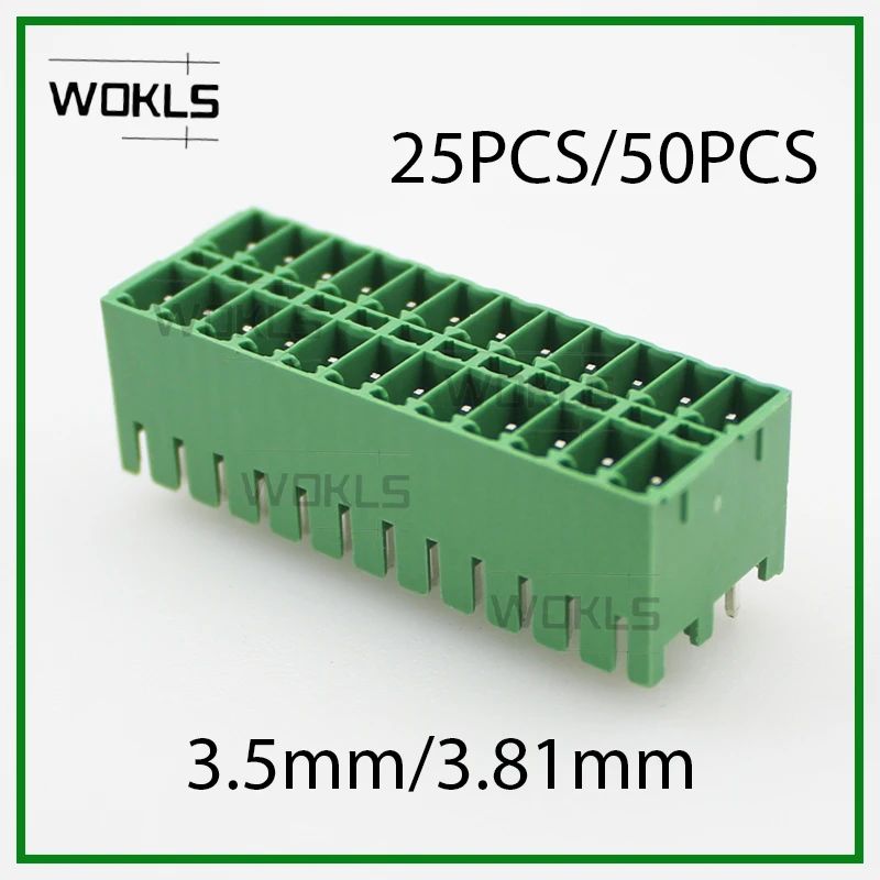 3.5MM 3.81MM PCB PLUG-IN TEMINAL BLOCKS KF2EDGKVH 15EDGVHB 3.81 3.5 0221-3904 m243-350 scdn 3.5/180G