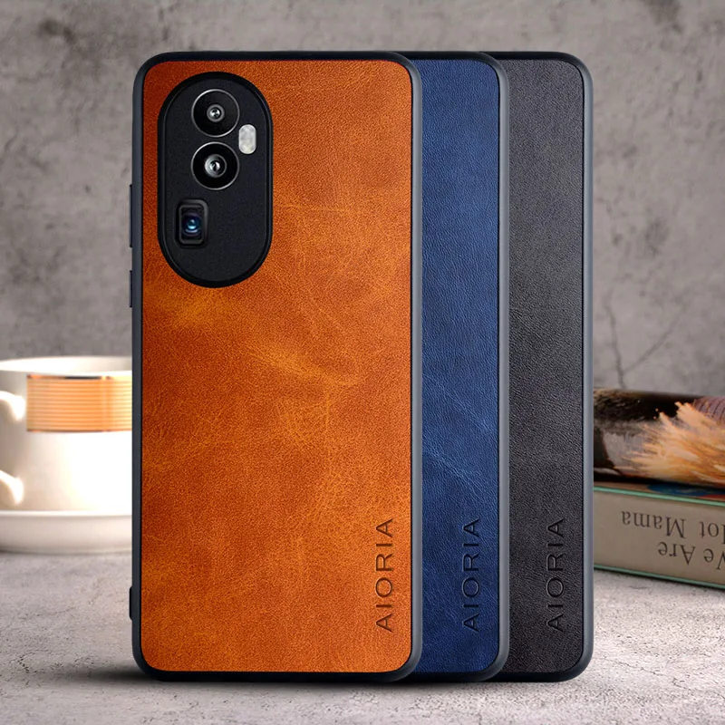 Case for OPPO Reno 10 Reno10 Pro Plus 5G coque Luxury Vintage leather funda Skin cover for oppo reno 10 pro case capa