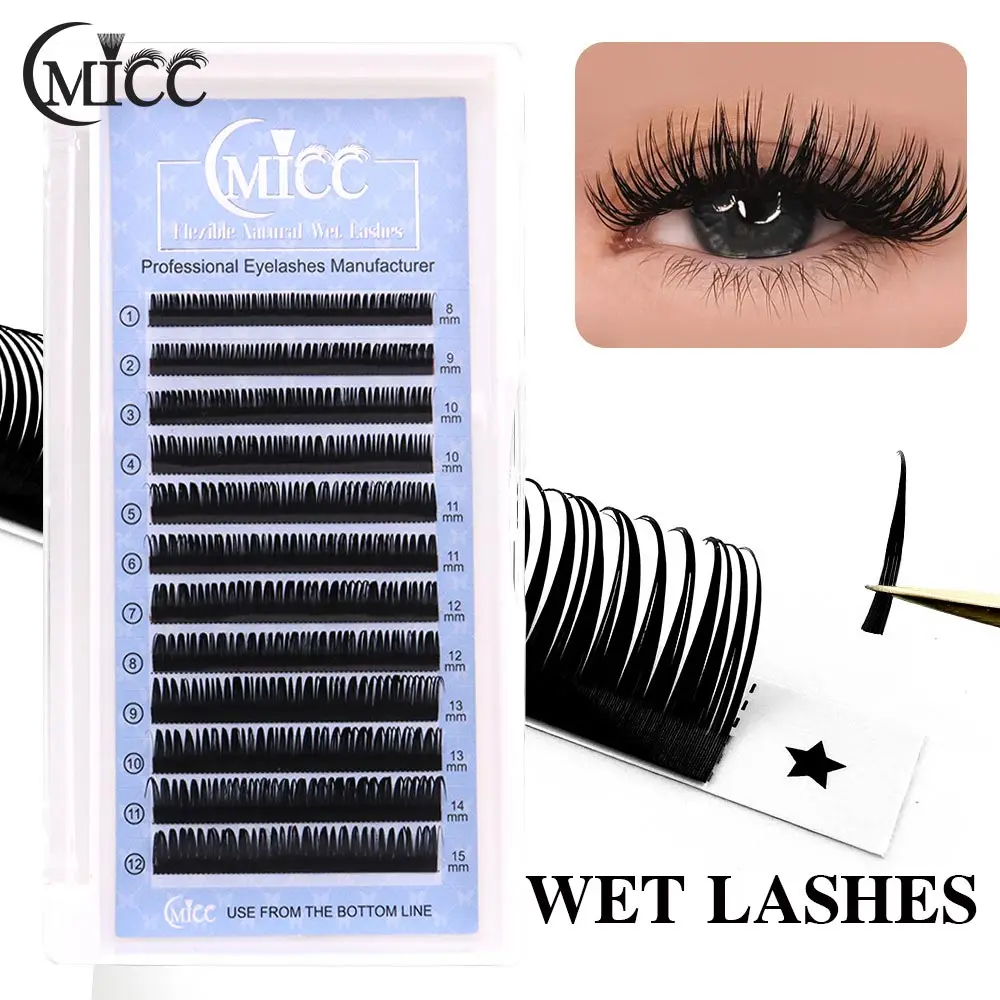 CMICC Individual Manga Cosplay Fairy Lolita Sweet Eyelashes A Shaped Spire Spikes Wispy Wet Lashes Extensions