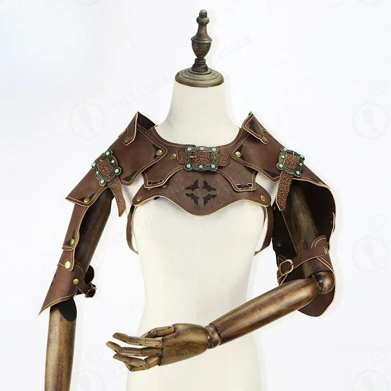 Steampunk Armor Shawl Vest Halloween Cosplay Costume Prop Gothic Retro Style Clothing Accessory for Men Women Party Dress Up