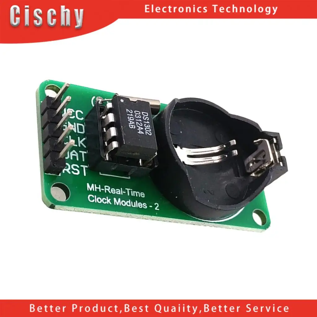 

1pcs/lot Arrival RTC DS1302 Real Time Clock Module For AVR ARM PIC SMD for