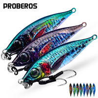 PROBEROS 1pc Luminous Lure Bait,3D painting spraying real fish scale bionic coating, 0.25-2.82oz Bionic Bait,Long Range Fishing