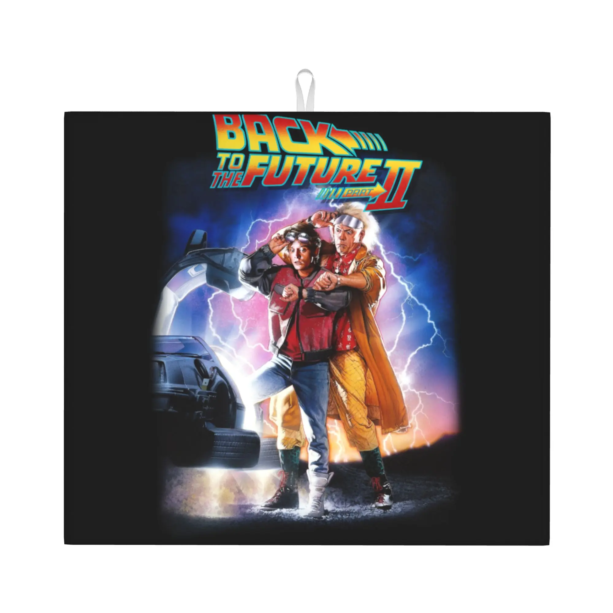 Drying Mat For Kitchen Movies Race Cars Back To The Future Water Absorbent Waterproof On Slip Kitchen Counter Protector Mat