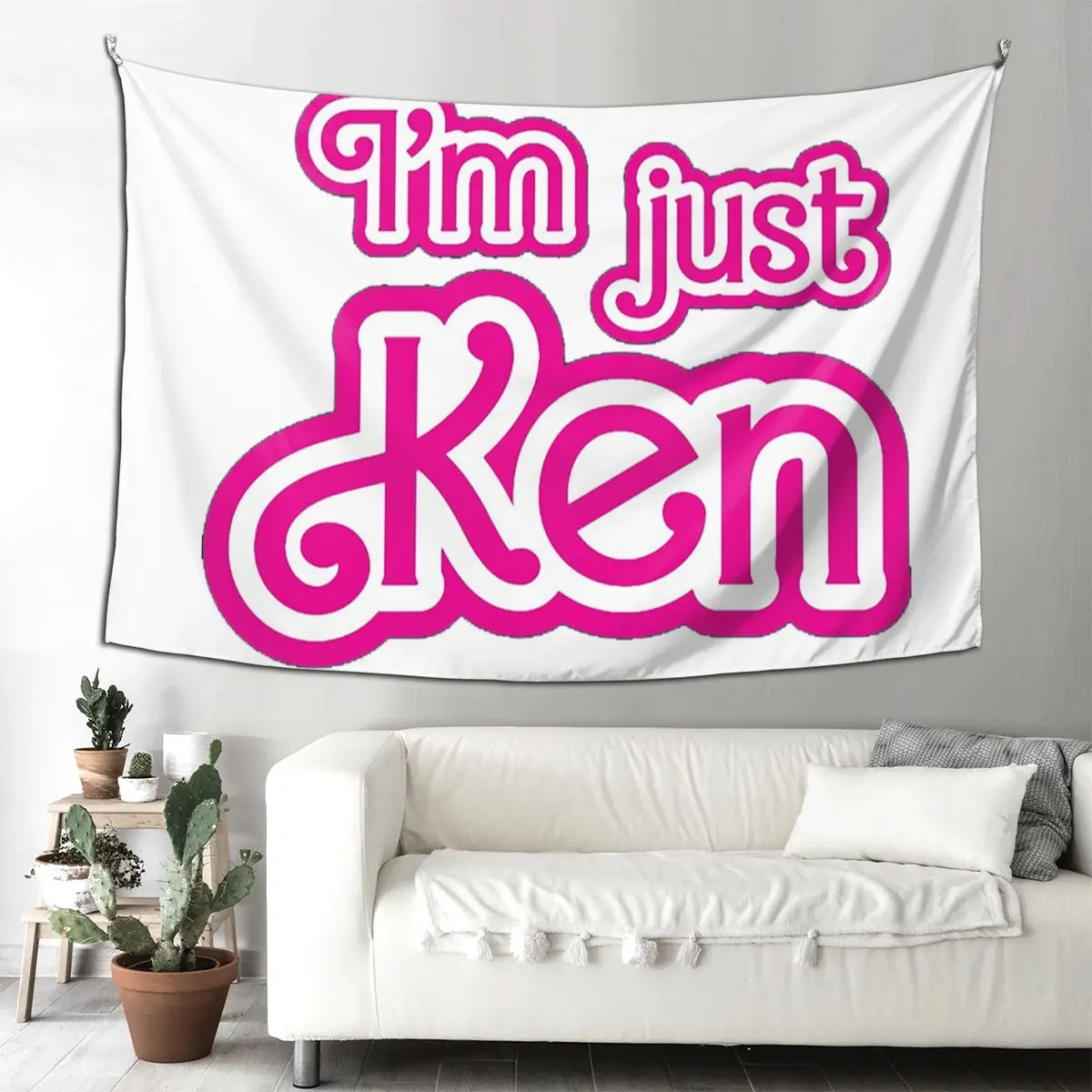 

Гобелен «Я просто Кена», забавный настенный эстетический домашний декор, гобелены для гостиной, спальни, общежития, комнаты