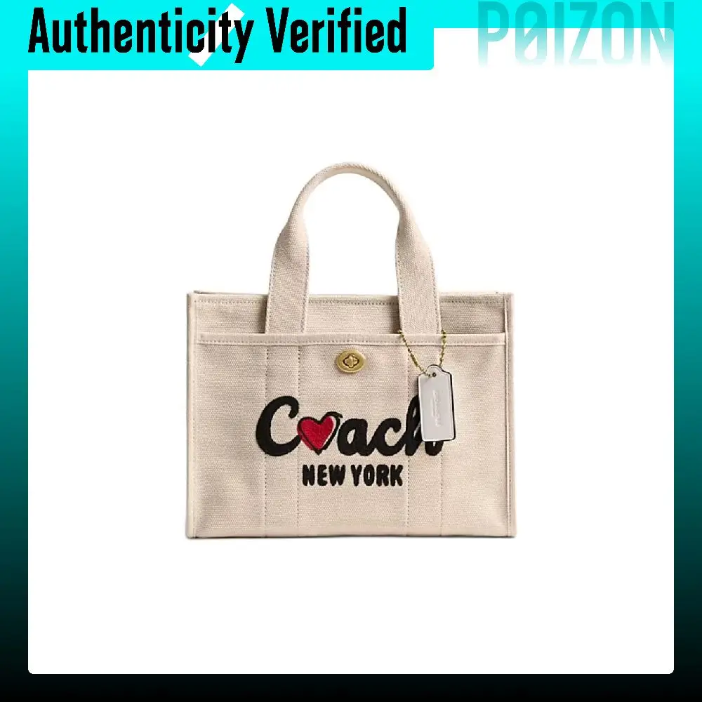 COACH Cargo Fabric Tote Bag, Shopping Bag, Shoulder Bag, Crossbody Bag, Handbag Medium Women's Light Pink CBR79-B4CAH