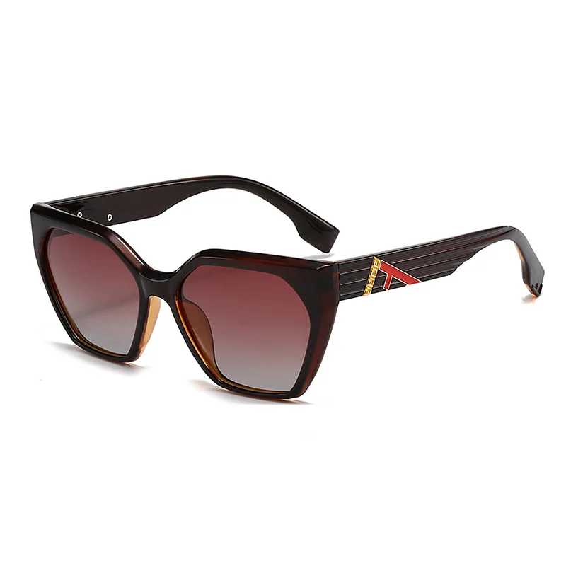2025 Nuovi occhiali da lettera Occhiali da sole polarizzati ad alta definizione Donne di marca Occhiali da sole Cat Eye di alta qualità Occhiali da donna UV400
