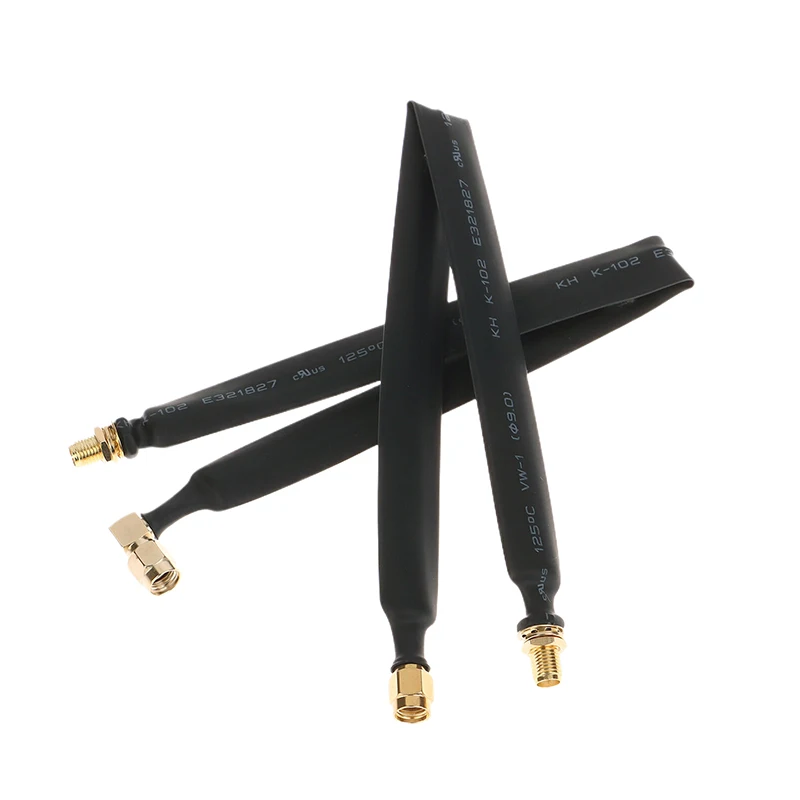 لهوائي محول محطات الأسلاك نافذة مسطحة/ممر الباب من خلال كابل محوري RF RP-SMA ذكر إلى كابل تمديد SMA