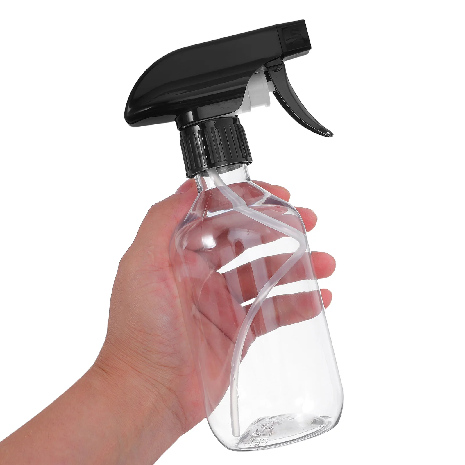 

2pcs 300Ml Empty Spray Bottle Refillable Transparent Pet Plastic Misting Bottle For Plant Hair Pet Cleaning Fine Mist Sprayer