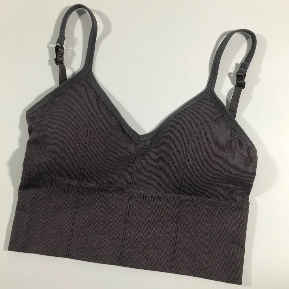 1Pcs Sexy Fashionable Wireless Wrapped Chest Sports Bra Women Lightweight Breathable Yoga Bra Gym Fitness Running Cycling