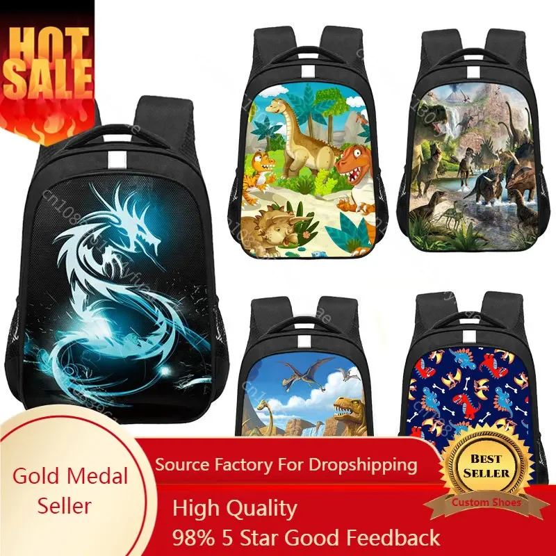 

Cartoon Dinosaur School Bags For Girls Boys Kids Backpack Children Dragon Book Bag Schoolbags Orthopedic Student Backpacks